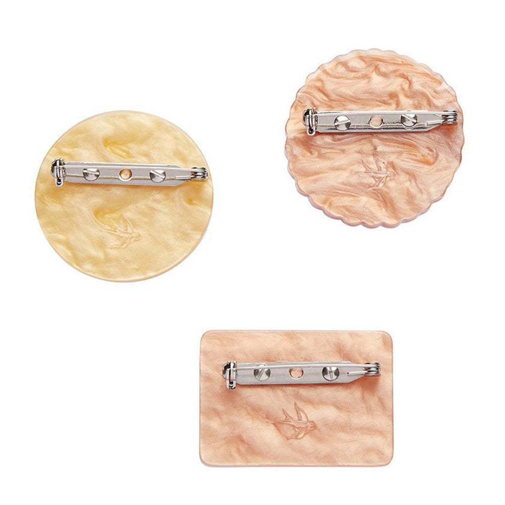 A Biscuit or Three Mini Brooch Set by Erstwilder image 1