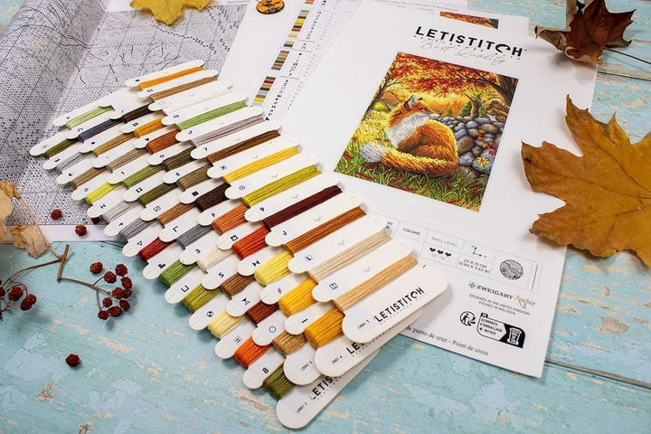 A Friend for Little Fox L8061 Counted Cross Stitch Kit