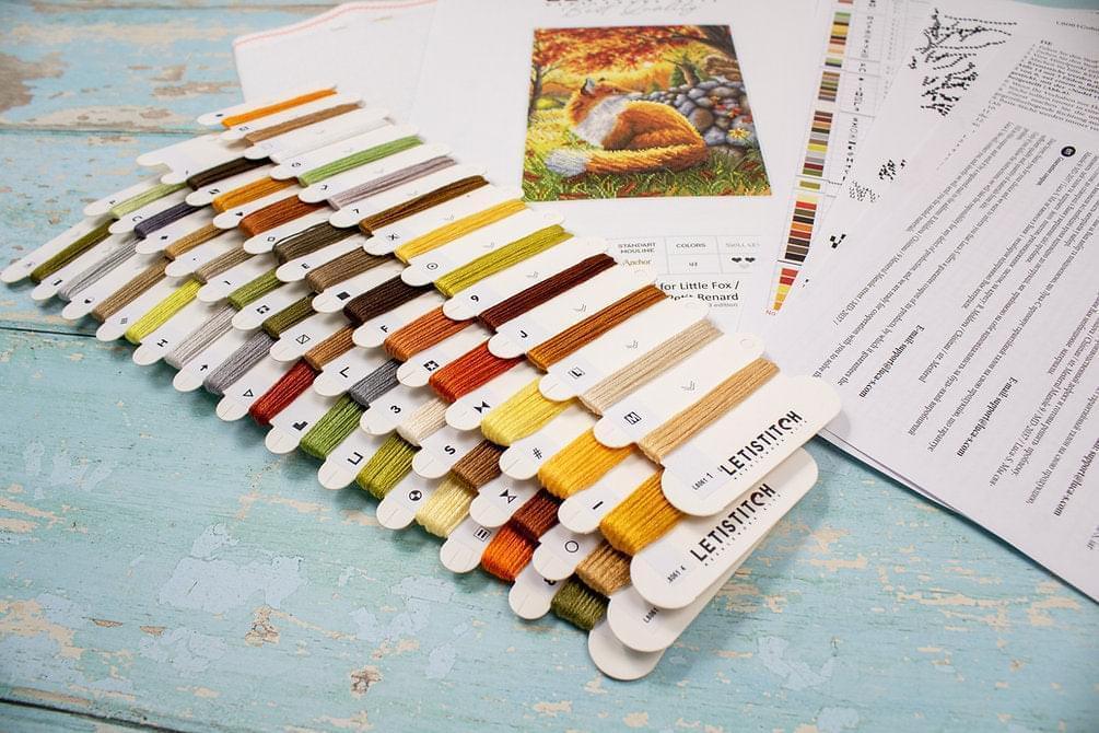 A Friend for Little Fox L8061 Counted Cross Stitch Kit