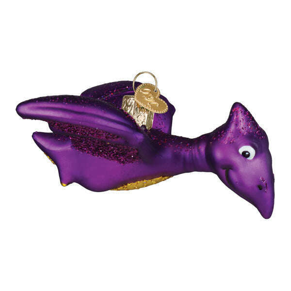 Old World Christmas A-Roarable Pterodactyl Blown Glass Ornament