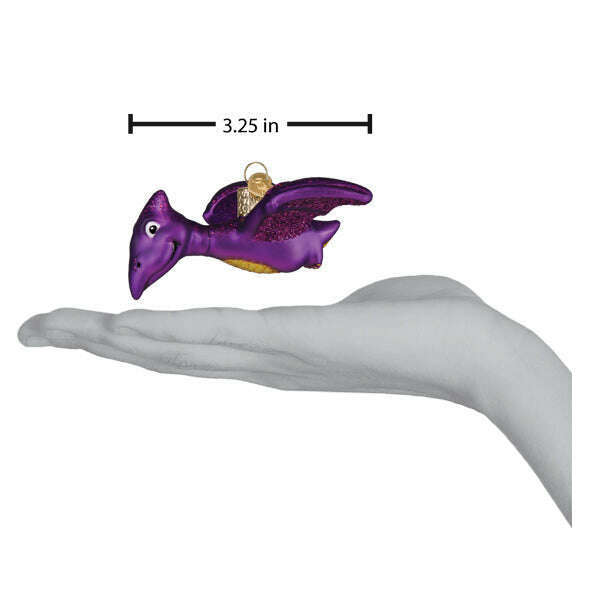 Old World Christmas A-Roarable Pterodactyl Blown Glass Ornament