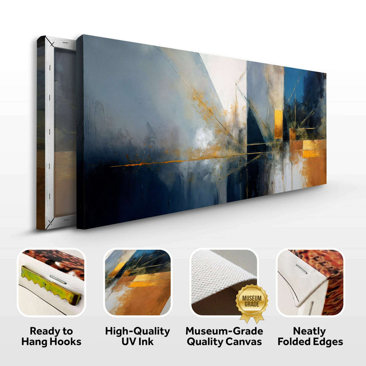 Abstract Geometric Lines Wall Art III