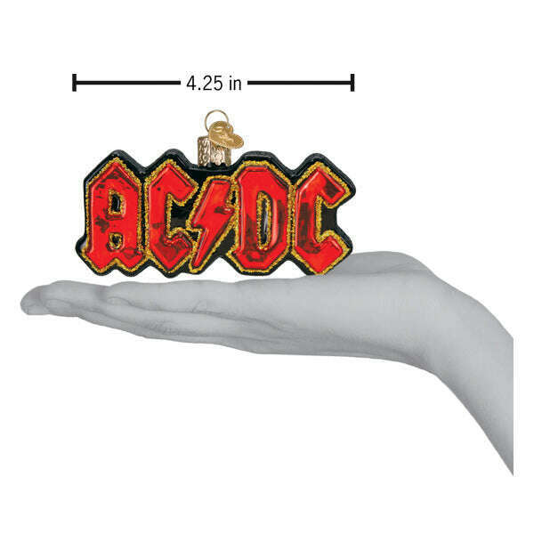 Old World Christmas AC/DC Blown Glass Ornament