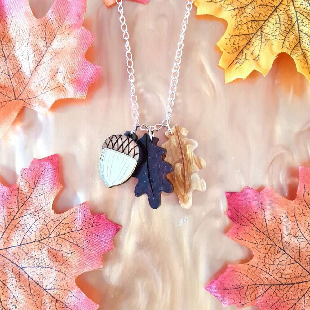 Acorn Charm Pendant 