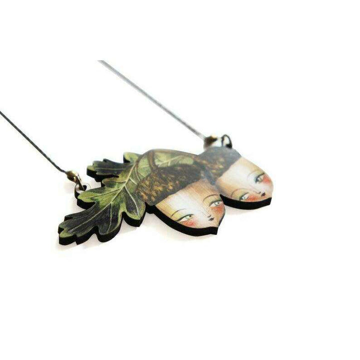 Acorns Brooch by Laliblue - Quirks!