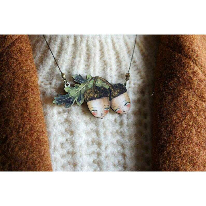 Acorns Brooch by Laliblue - Quirks!