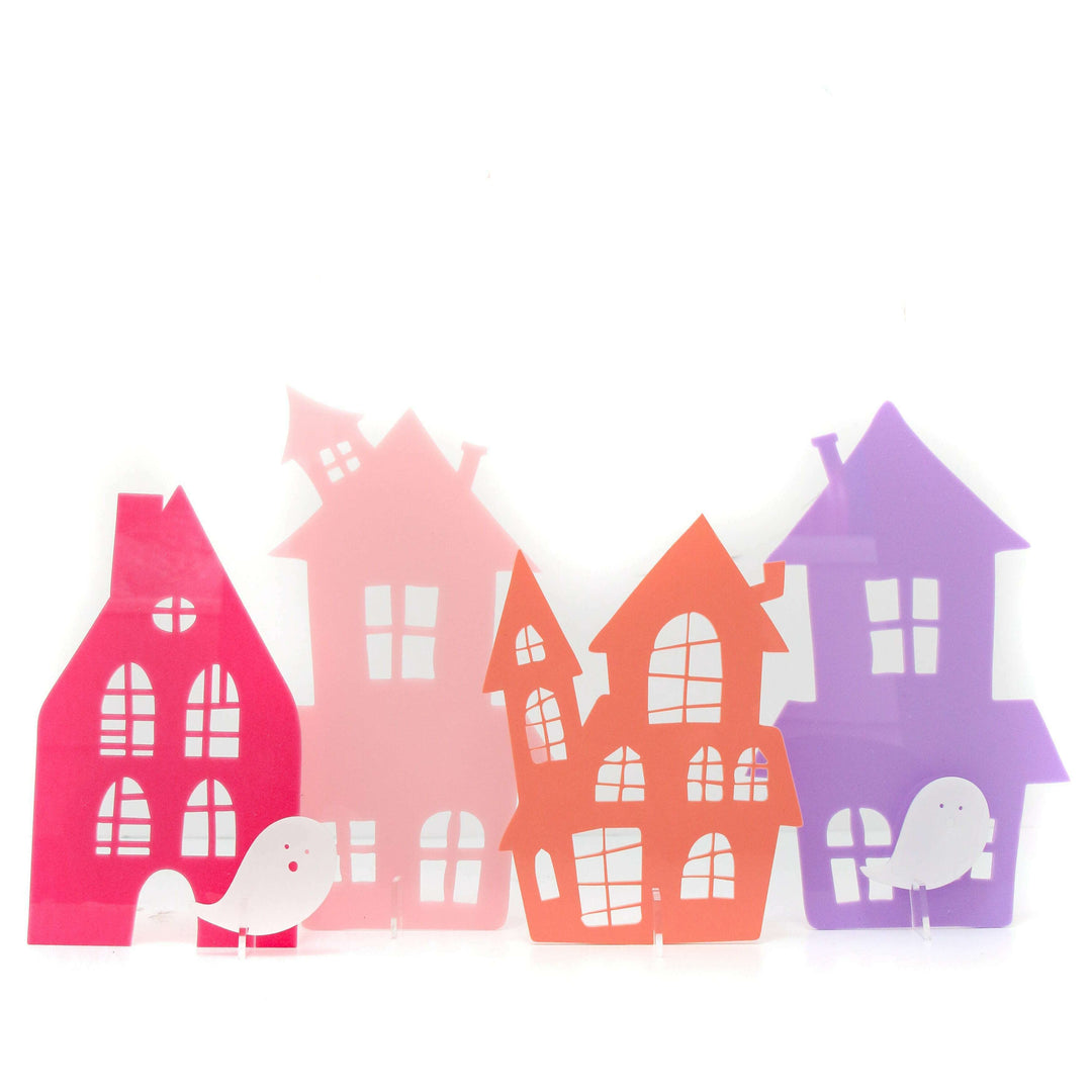 Acrylic Haunted House Set