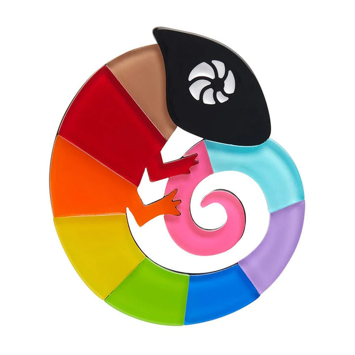 Carmel's Chameleon Brooch by Erstwilder