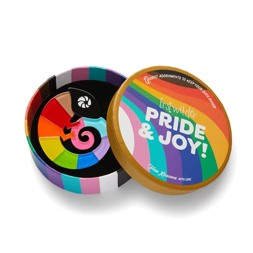 Carmel's Chameleon Brooch by Erstwilder