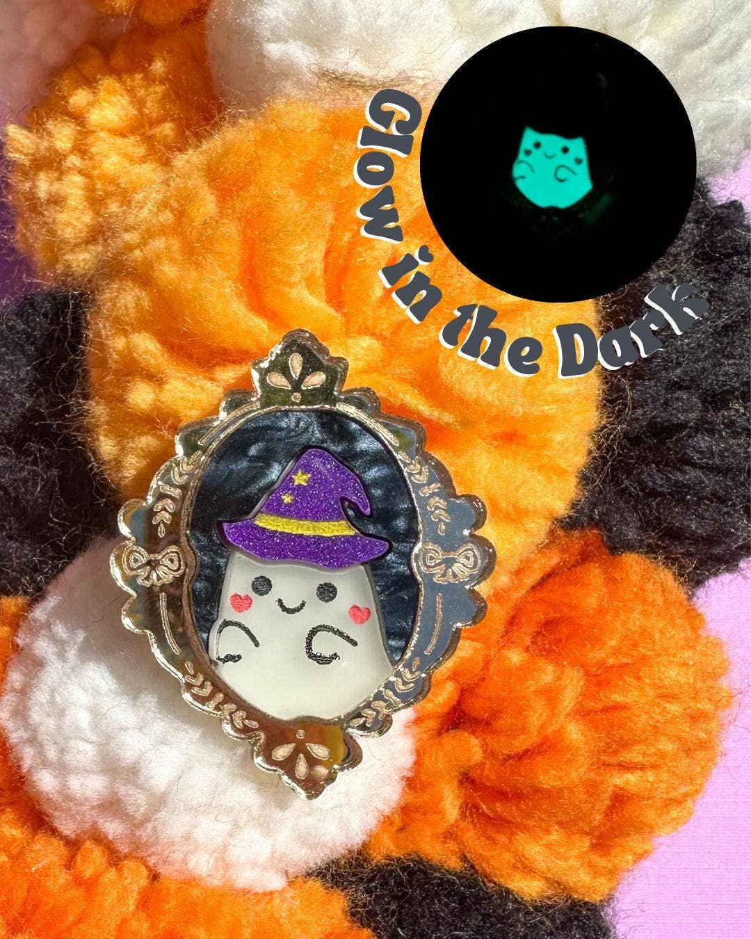 Halloween Animal Portraits Frame Magnet/Brooch