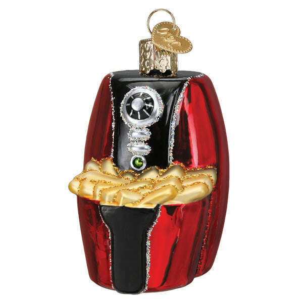 Old World Christmas Air Fryer Blown Glass Ornament