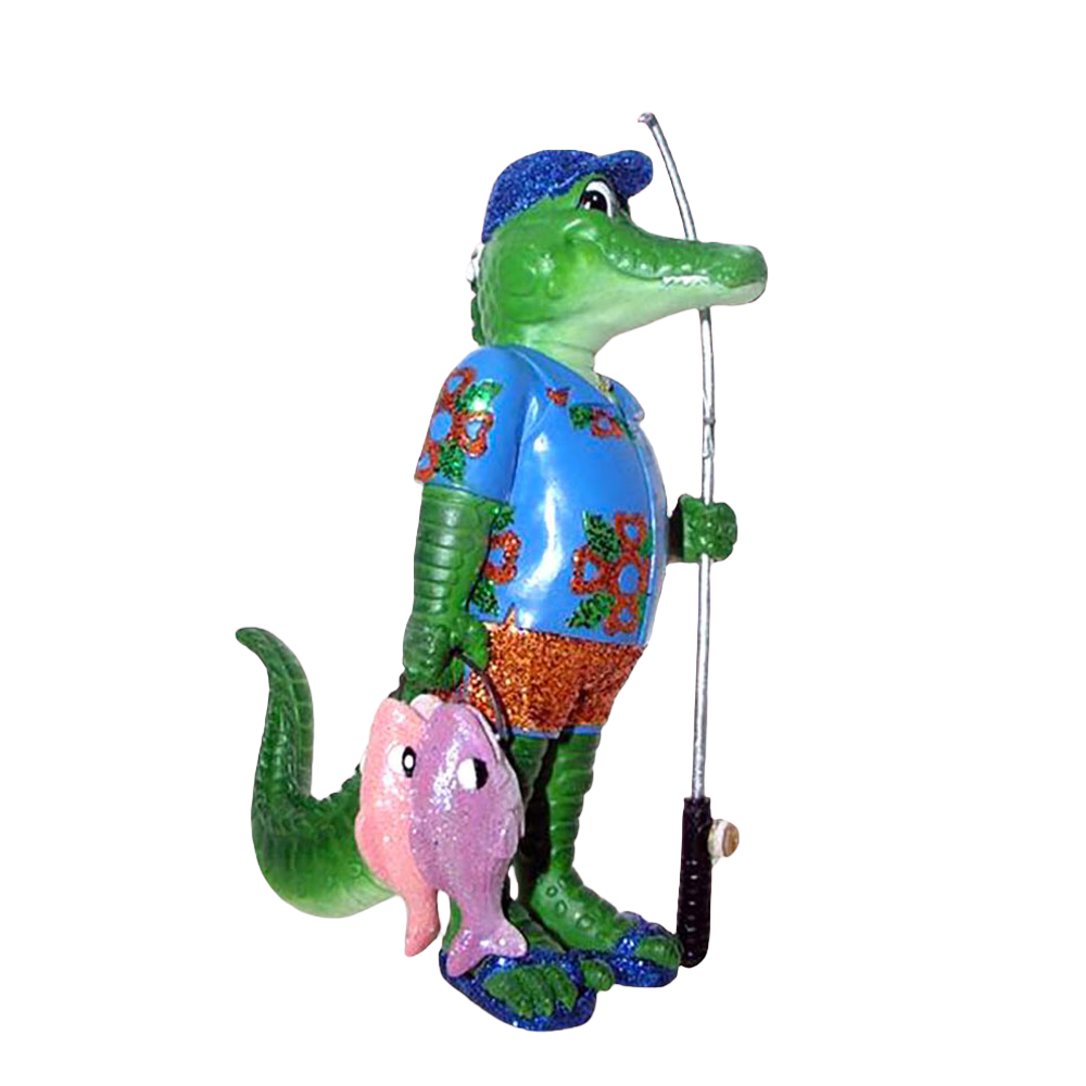 Alfred The Alligator Diamonds of the Sea Ornament