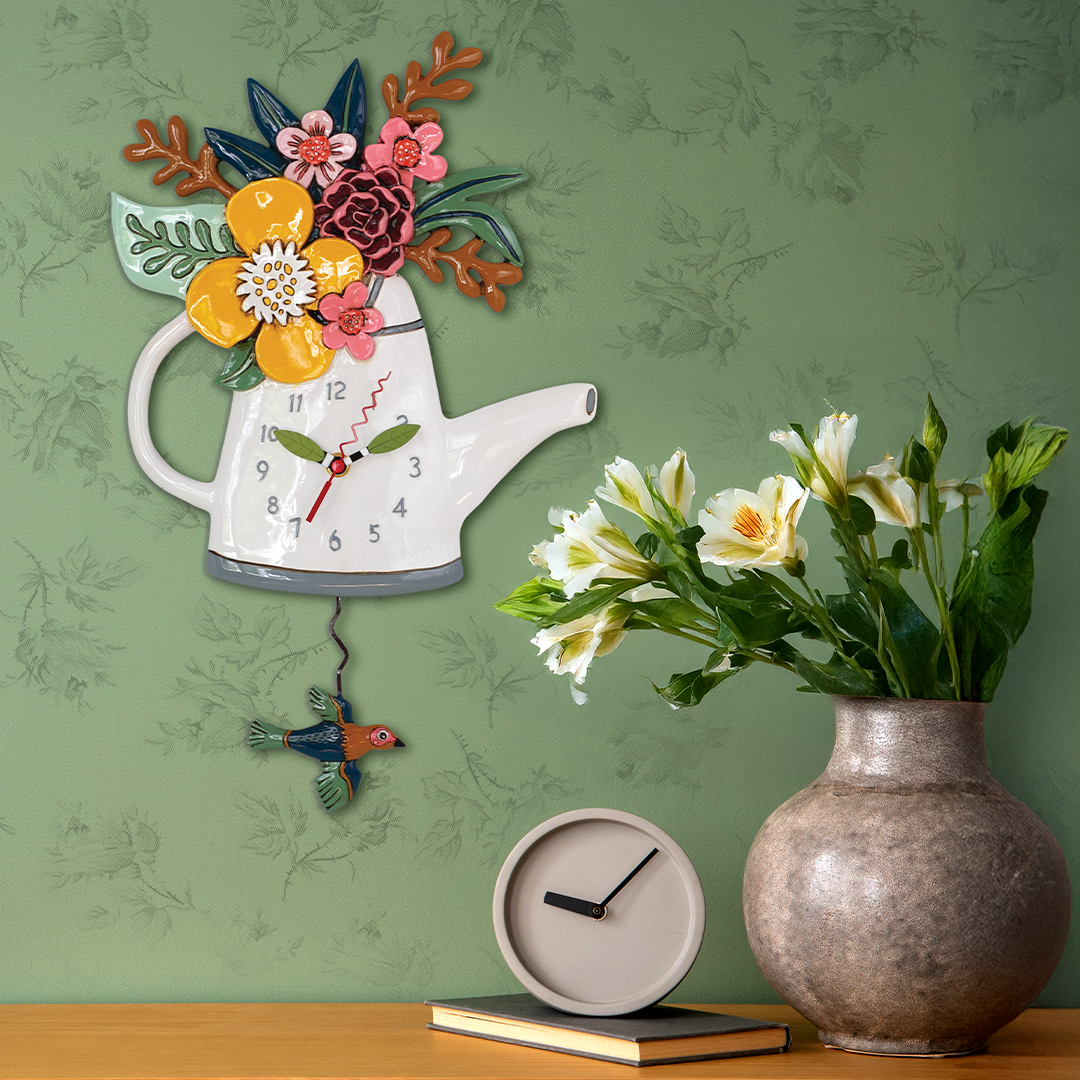 Blossoms Wall Clock by Allen Designs