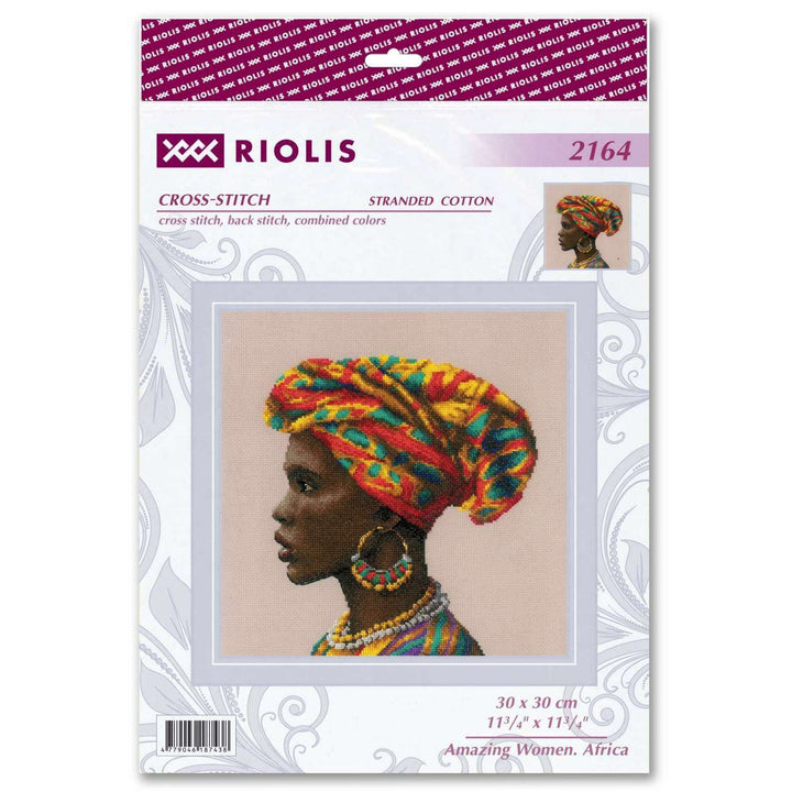 Amazing Women. Africa R2164 Counted Cross Stitch Kit
