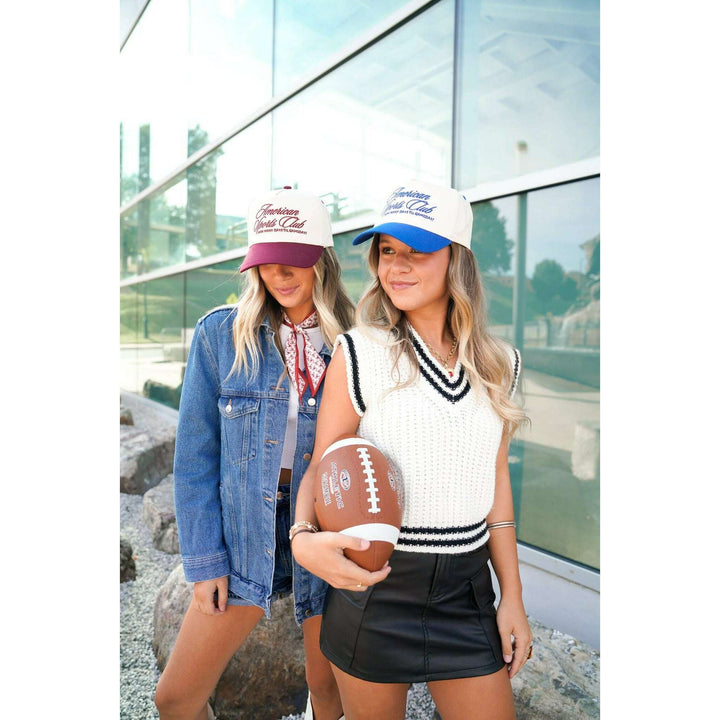 American Sports Club Vintage Trucker Hat