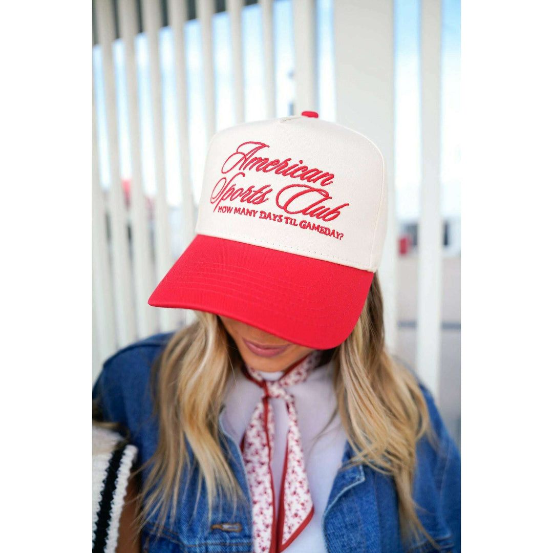 American Sports Club Vintage Trucker Hat