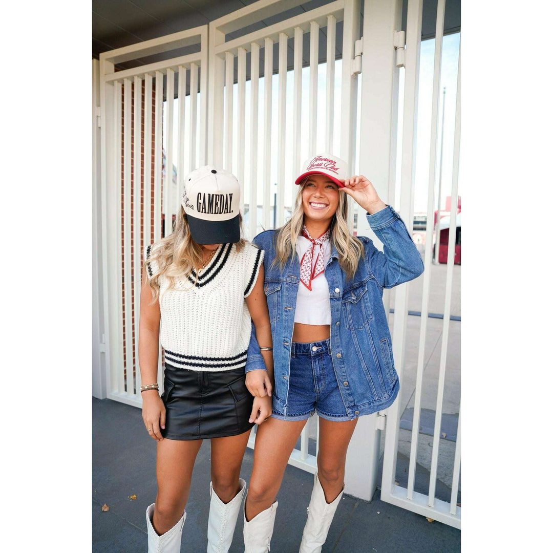 American Sports Club Vintage Trucker Hat