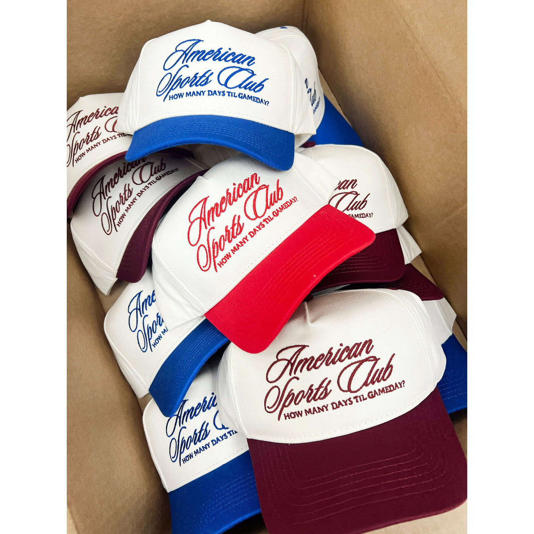 American Sports Club Vintage Trucker Hat