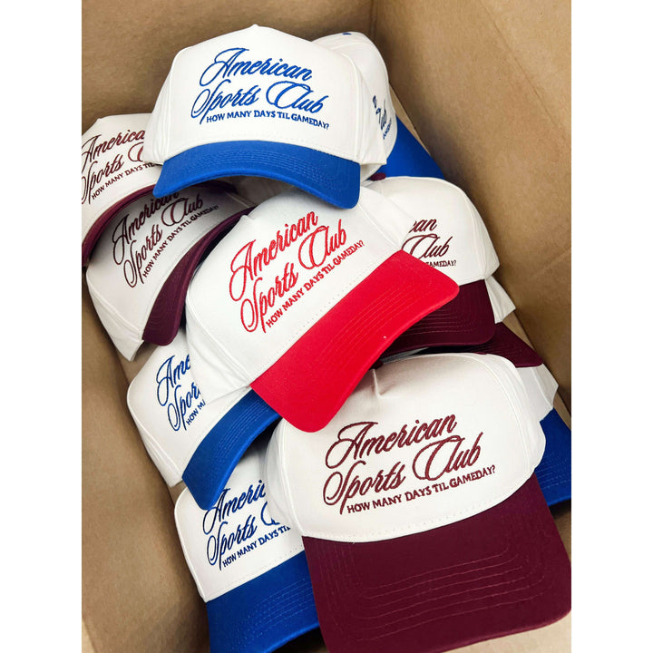 American Sports Club Vintage Trucker Hat