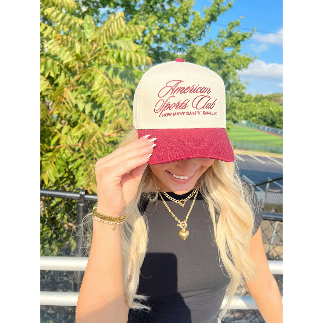 American Sports Club Vintage Trucker Hat