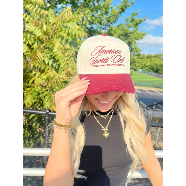 American Sports Club Vintage Trucker Hat