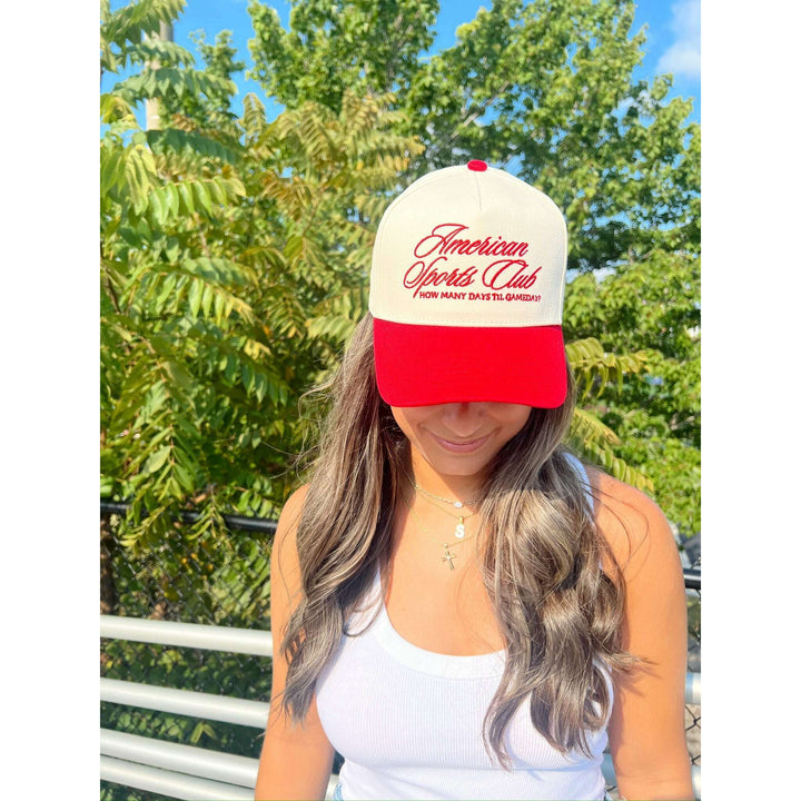 American Sports Club Vintage Trucker Hat