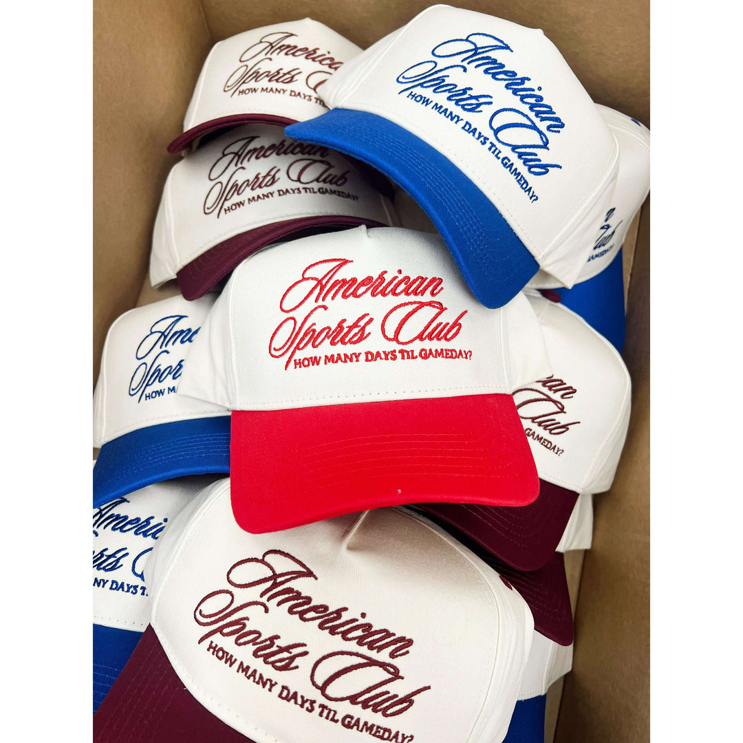 American Sports Club Vintage Trucker Hat