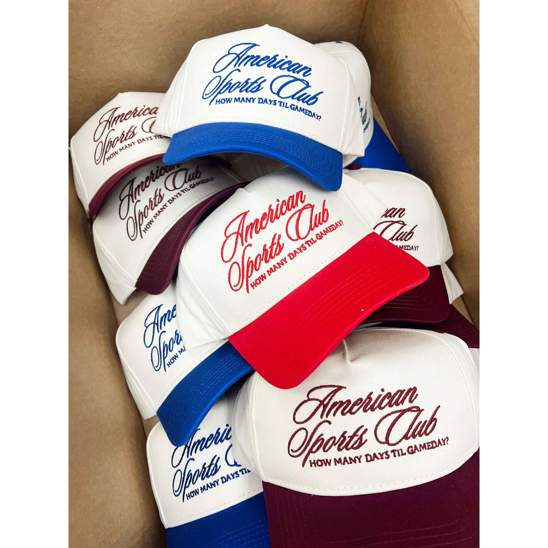 American Sports Club Vintage Trucker Hat