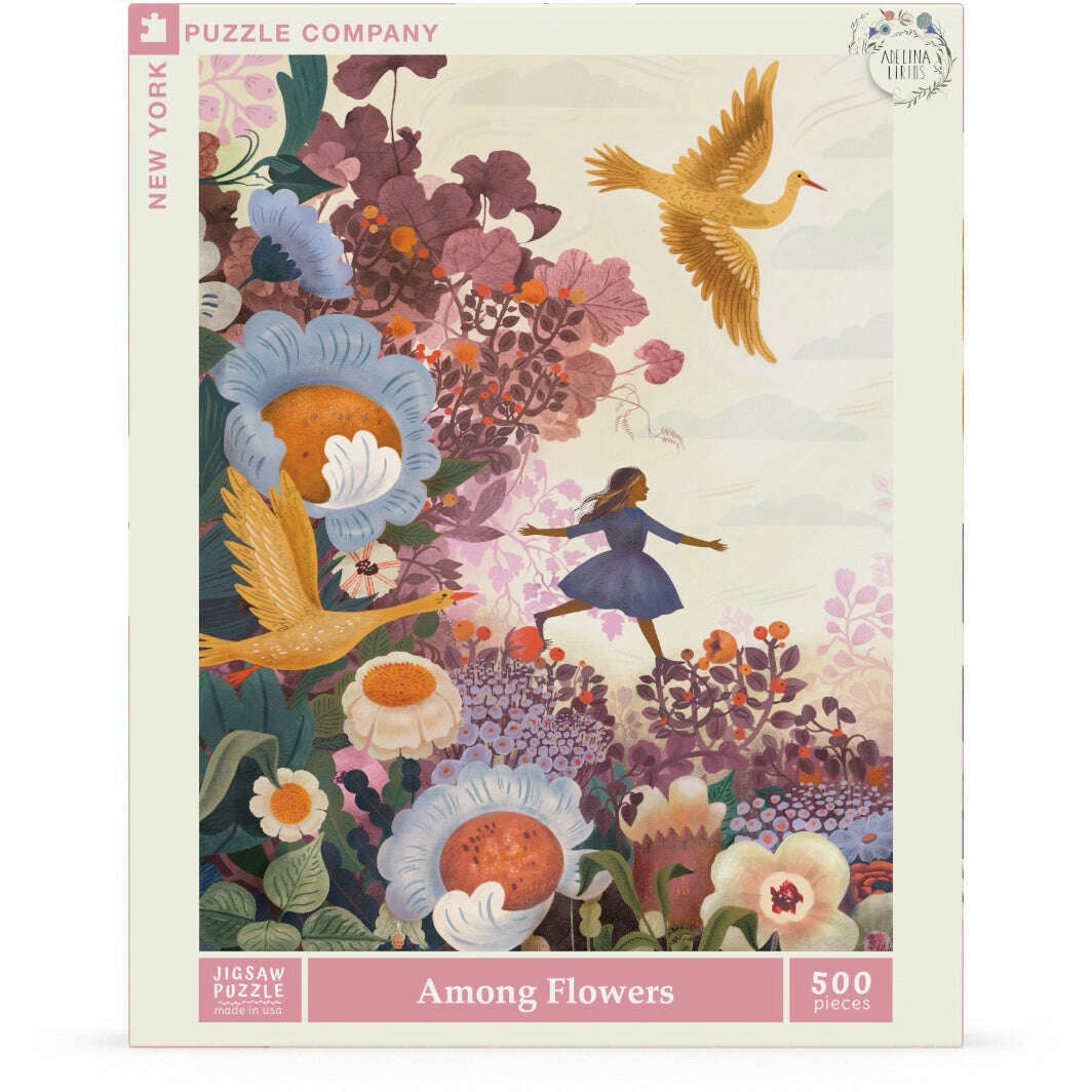 Among Flowers Jigsaw Puzzle