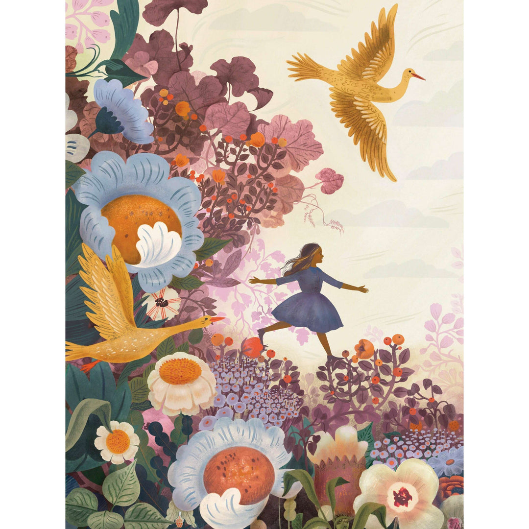Among Flowers Jigsaw Puzzle