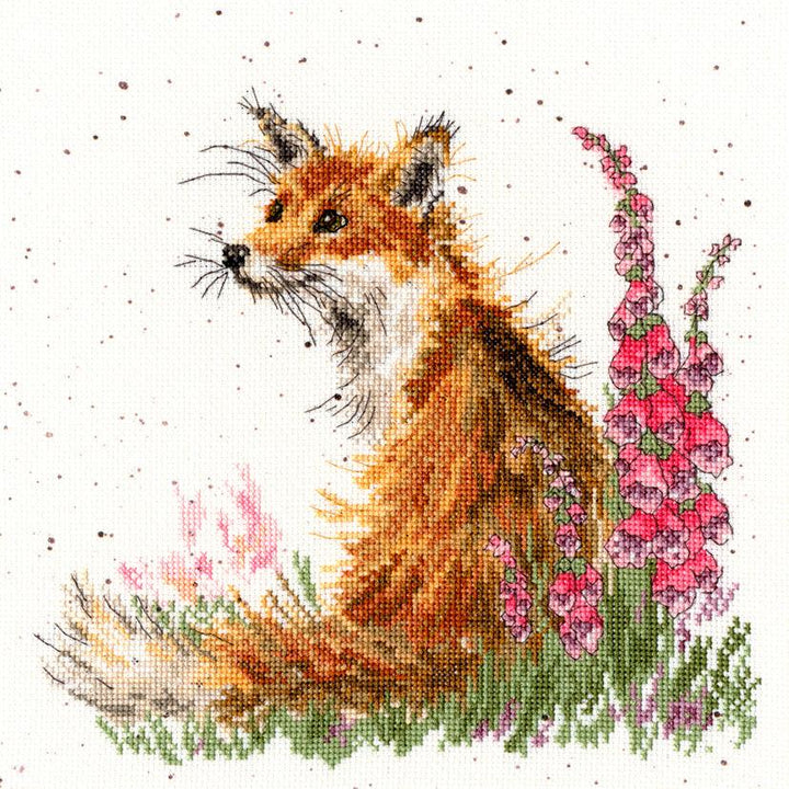 Amongst the Foxgloves XHD8 Counted Cross Stitch Kit