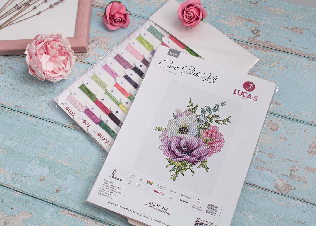 Anemone B7017L Counted Cross-Stitch Kit