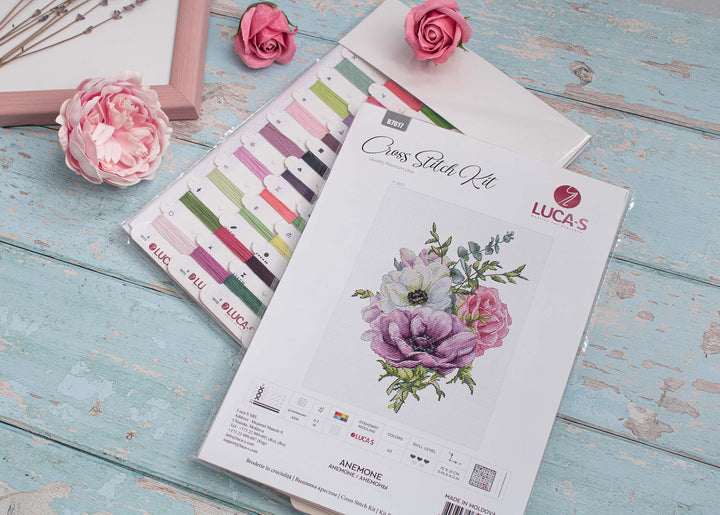 Anemone B7017L Counted Cross-Stitch Kit