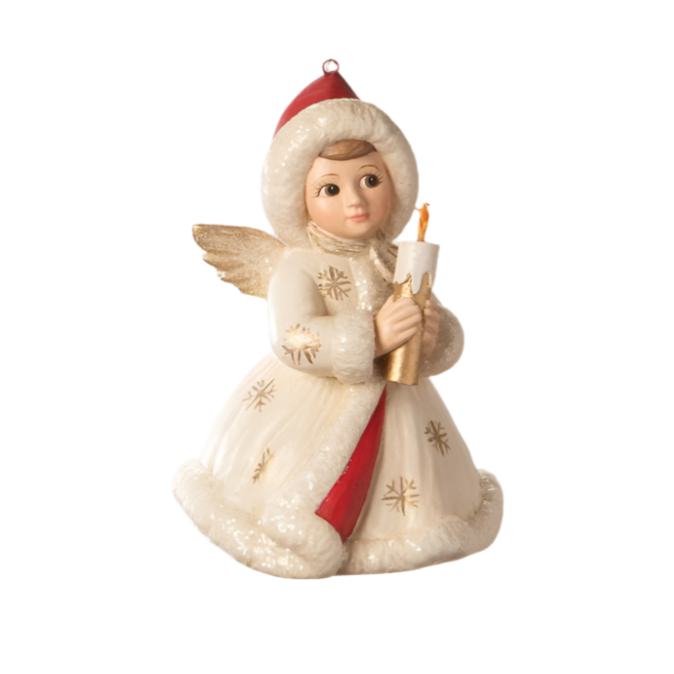 Angel Holding Candle Ornament by Bethany Lowe Designs