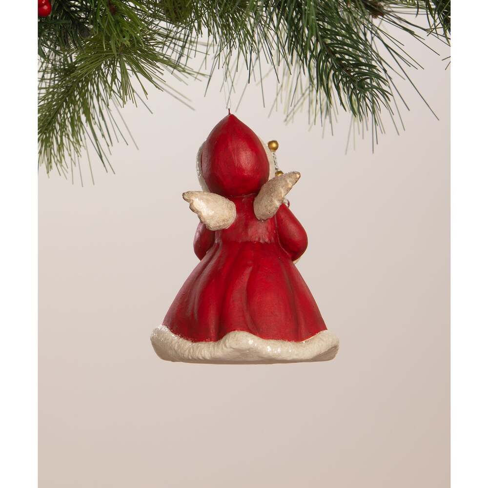 Angel Holding Tree Ornament by Bethany Lowe Designs 1