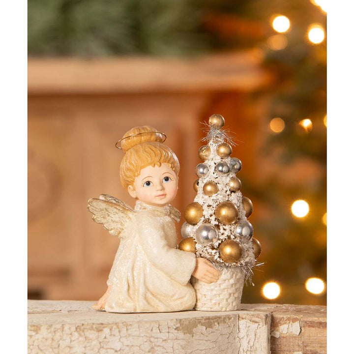 Angelic Angel with Tree by Bethany Lowe Designs