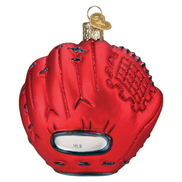 Old World Christmas Angels Baseball Mitt Blown Glass Ornament