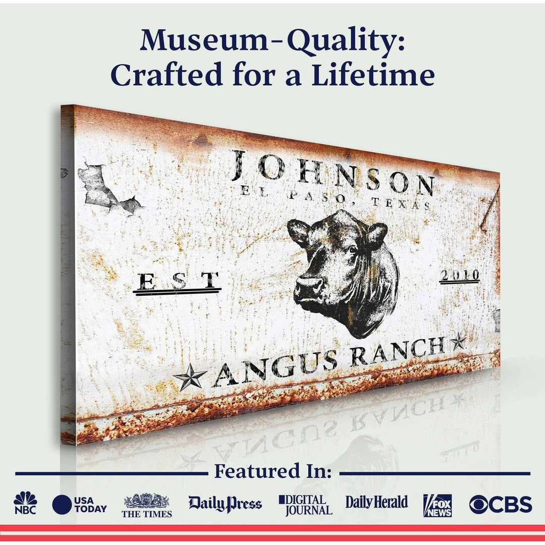 Angus Ranch Sign III