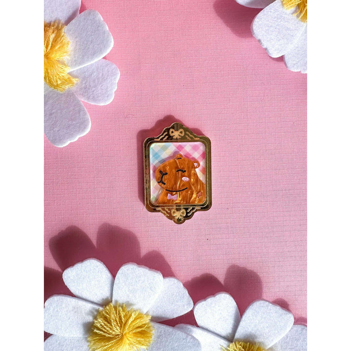 Animal Portraits Frame Magnet/Brooch