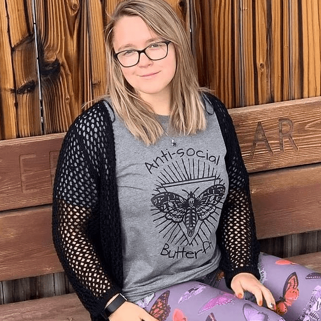 Anti-Social Butterfly Tee - Unisex Shirt