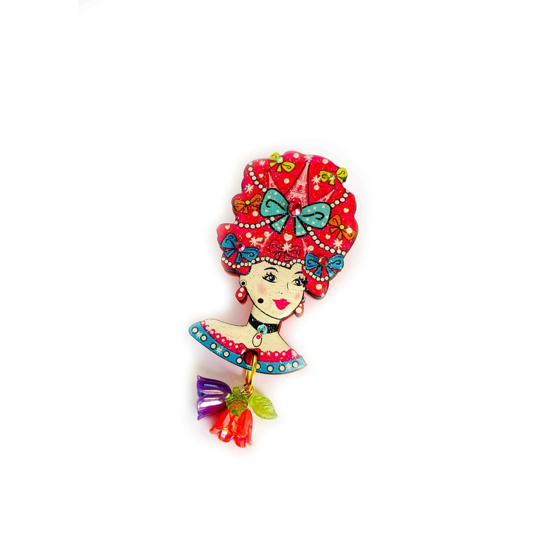 Antoinette Queen of Paris Brooch by Rosie Rose Parker