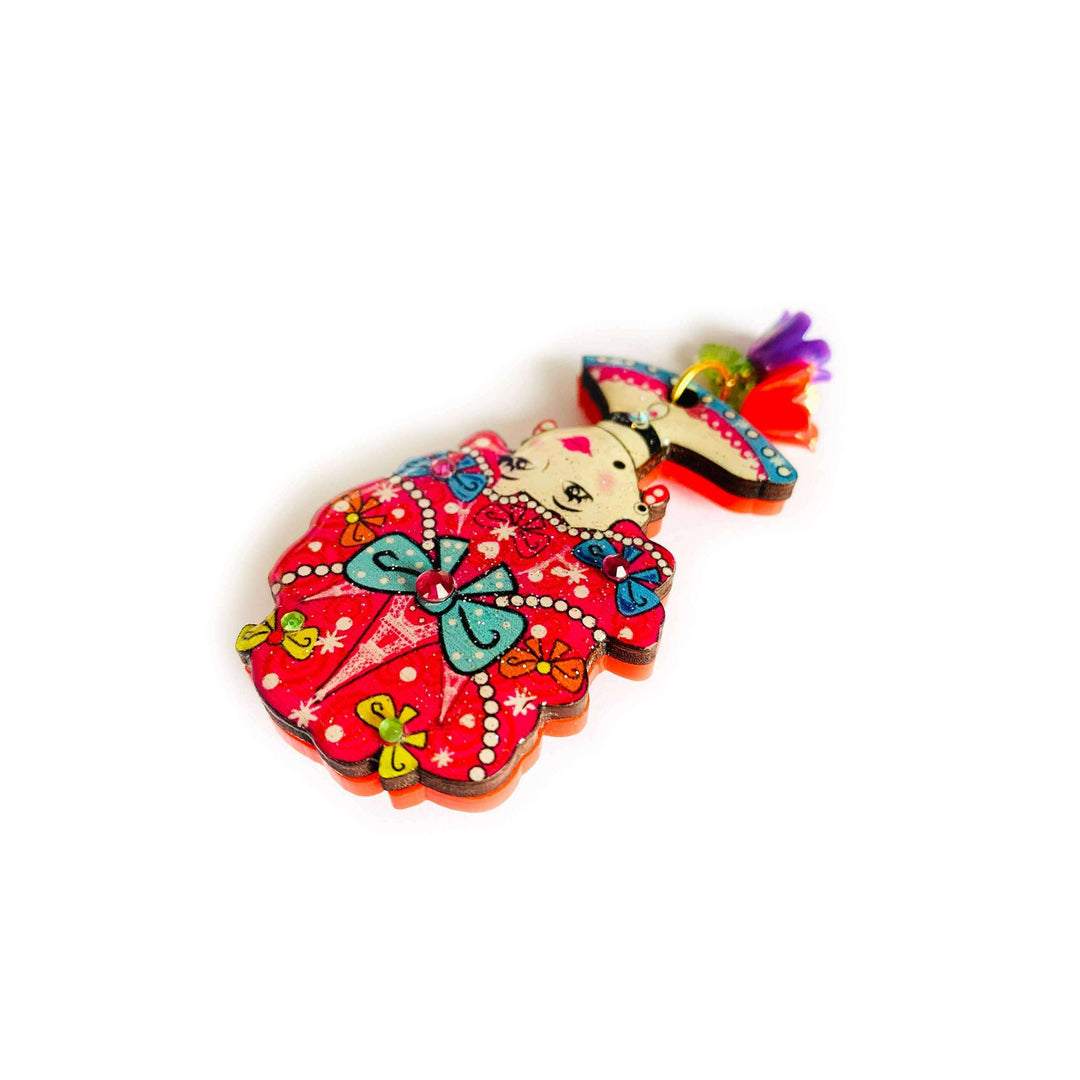 Antoinette Queen of Paris Brooch by Rosie Rose Parker