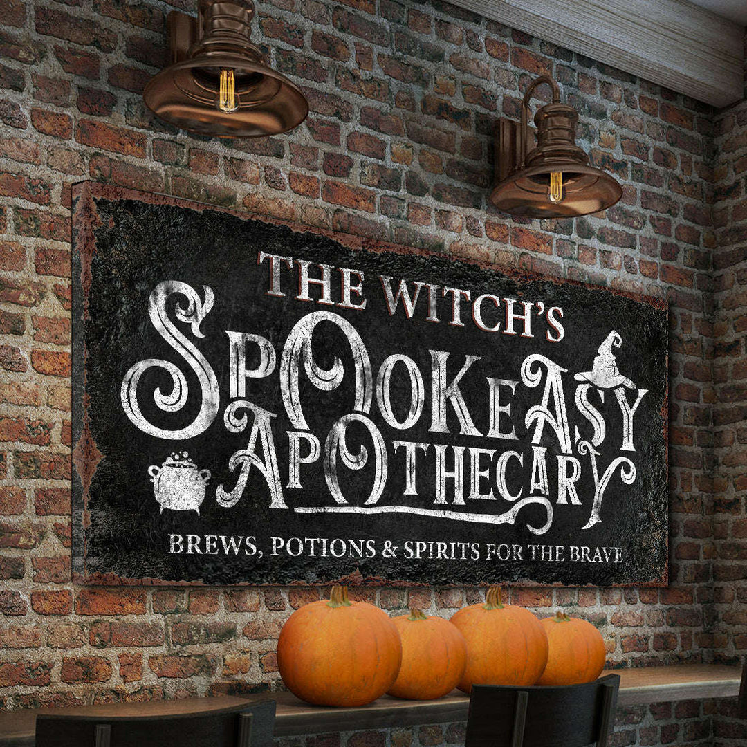 Apothecary Spookeasy Bar Sign