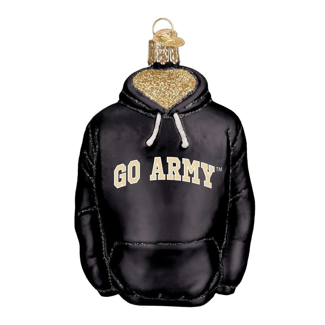Old World Christmas Army Hoodie Blown Glass Ornament