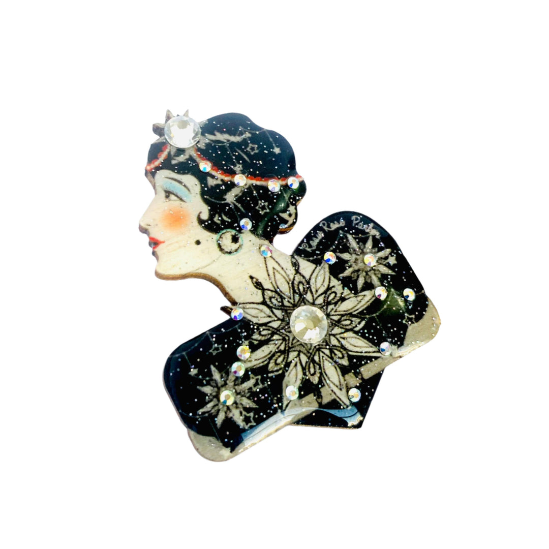 art deco brooch