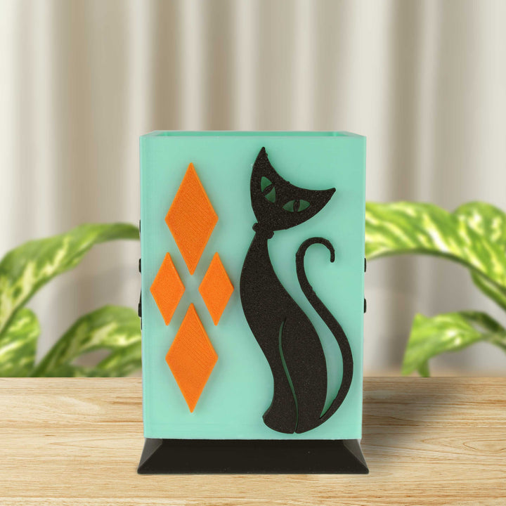 Atomic Cat MidCentury Modern Desk Organizer