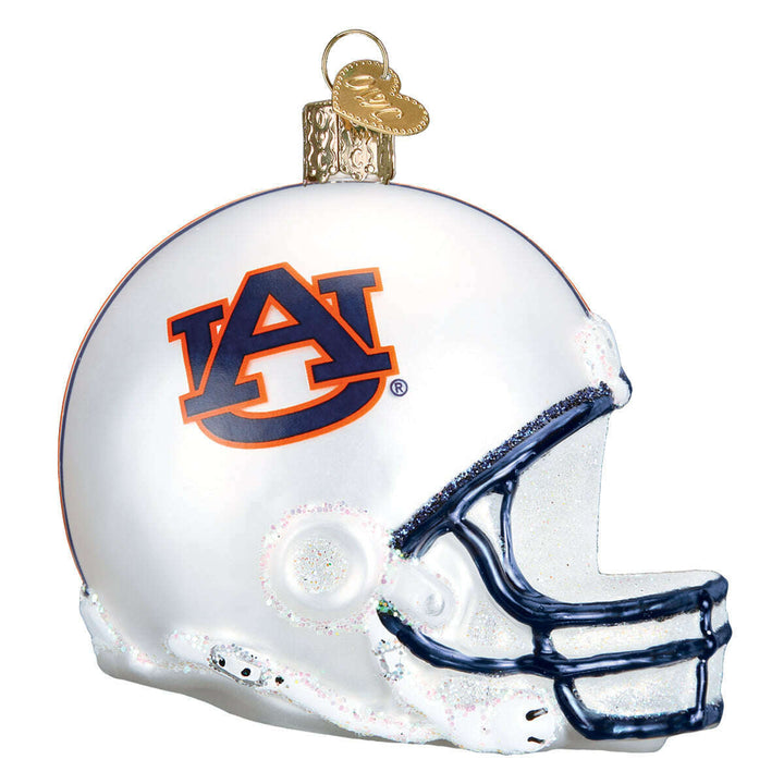 Old World Christmas Auburn Helmet Blown Glass Ornament