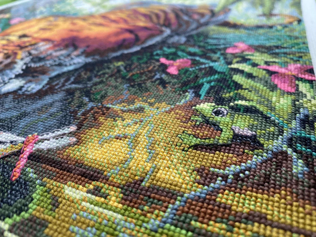 Aurora's Garden K-209 Counted Cross-Stitch Kit