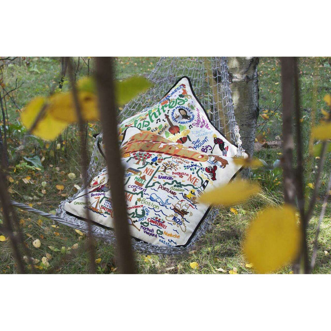 Austin Hand-Embroidered Pillow - Quirks!