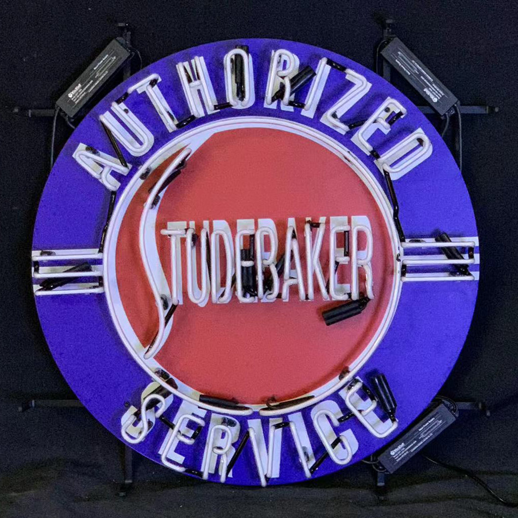 Authorized Studebaker Service Neon Signs Light